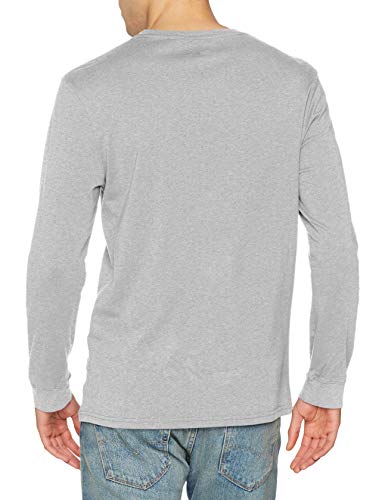 Levi's LS Original Hm tee Camisa de Manga Larga, Medium Grey Heather, L para Hombre