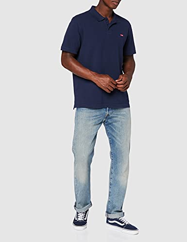 Levi's New Levis Hm Camiseta Tipo Polo, Azul Oscuro, XL para Hombre