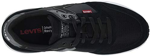Levi's Oats, Zapatillas Hombre, Black Normal, 40 EU
