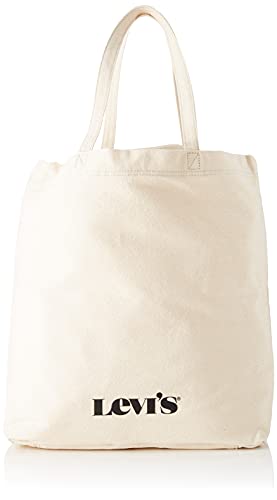 Levi's Women's Drawstring Tote OV, Bag Femme, Regular White, Taille Unique