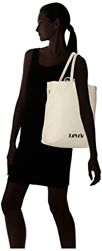 Levi's Women's Drawstring Tote OV, Bag Femme, Regular White, Taille Unique