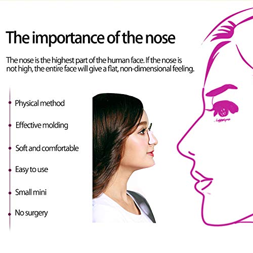 LHKJ Corrector de Nariz Nariz Mágica Clip Nariz de Elevación Shaping Clip, de Elevación Que Forma Shapers Silicon Smoothing Belleza Corrector