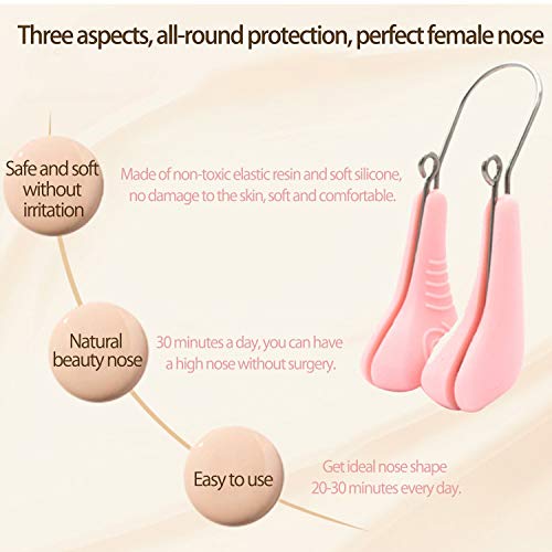 LHKJ Corrector de Nariz Nariz Mágica Clip Nariz de Elevación Shaping Clip, de Elevación Que Forma Shapers Silicon Smoothing Belleza Corrector