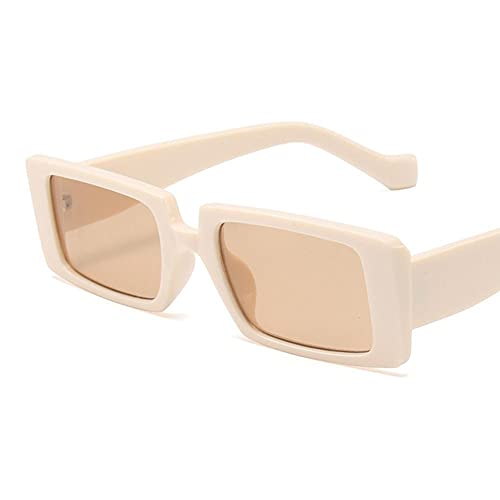 Li Ying Gafas de Sol rectangulares, Gafas cuadradas pequeñas Retro para Mujer, Gafas de Tiro Callejero, Gafas de Sol geniales para Mujer