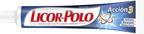 LICOR DEL POLO pasta dentífrica acción 3 protección completa tubo 75 ml