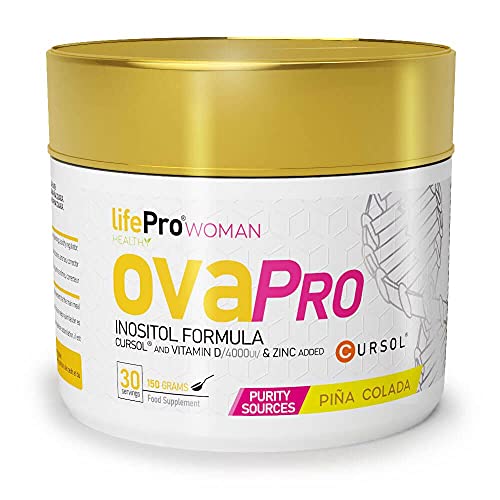 Life Pro Ovapro Myo Inositol 150g | Suplemento para síndrome de ovario poliquístico | (PIÑA COLADA)