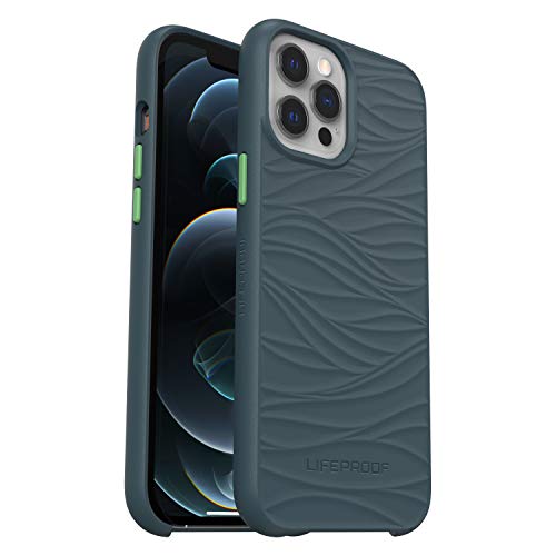 LifeProof para Apple iPhone 12 Pro Max, Funda Anticaídas fabricada de Plástico Reciclado procedente del Océano, Wake Series, Gris