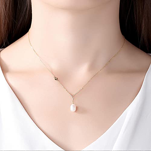 LILY123 Nuevo Colgante de Plata Creativo S925 con Collar de Perlas de circonio AAA para Mujeres Colgantes para Collares Hija Madre Novia Collar cumpleaños Regalos de San valentín