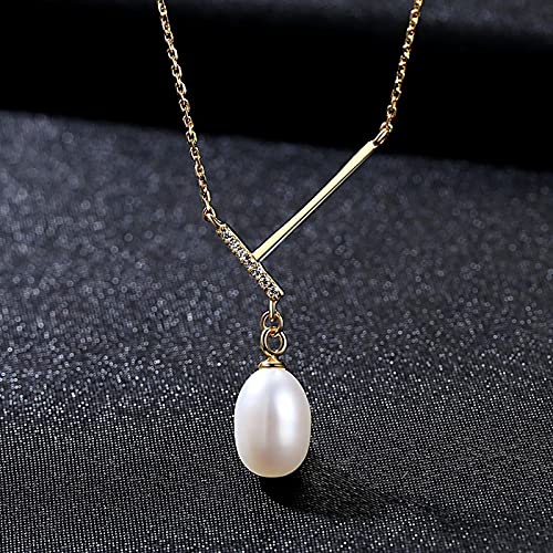 LILY123 Nuevo Colgante de Plata Creativo S925 con Collar de Perlas de circonio AAA para Mujeres Colgantes para Collares Hija Madre Novia Collar cumpleaños Regalos de San valentín