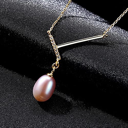 LILY123 Nuevo Colgante de Plata Creativo S925 con Collar de Perlas de circonio AAA para Mujeres Colgantes para Collares Hija Madre Novia Collar cumpleaños Regalos de San valentín