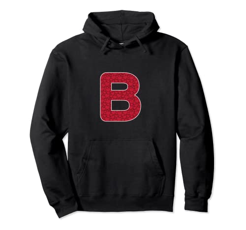 Lindo nombre inicial de la letra B para las niñas y las mujeres del día Sudadera con Capucha