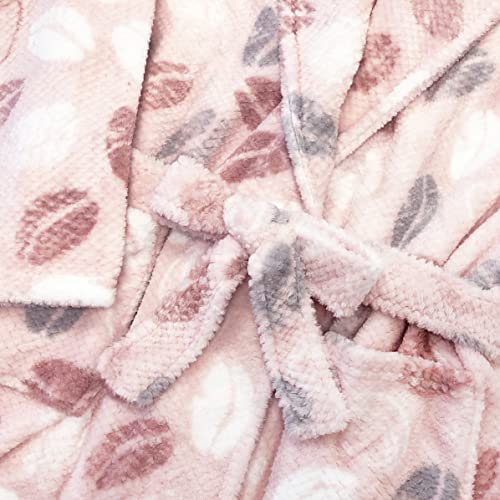 Liniva Home Bata de mujer de invierno de Victorio & Lucchino para estar en casa. (M, Rosa - 70115M)