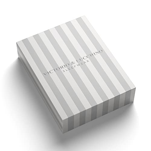 Liniva Home Bata de mujer larga de invierno de Victorio & Lucchino para estar en casa. (S, Gris - 70126B)