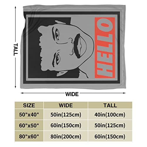 Lionel Richie - Manta para fans de música, manta de franela de forro polar, tamaño Queen, súper suave, acogedora, de lujo, ligera, cómoda para sofá, silla, 50 x 40 pulgadas