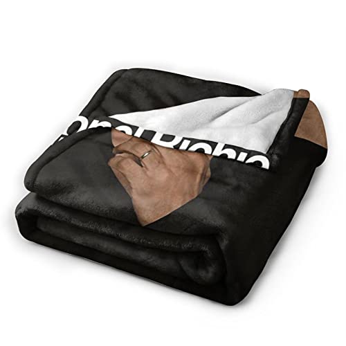 Lionel Richie - Manta para fans de música, manta de franela de forro polar, tamaño Queen, súper suave, acogedora, de lujo, ligera, cómoda para sofá, silla, 60 x 50 pulgadas