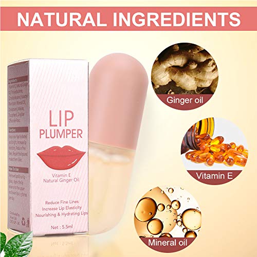 Lip Plumper, Lip Enhancer, Lip Gloss, Lip Care Serum Hidratante, Hidratante, Agregar Elasticidad Labial, Reducir Líneas Finas, Promover Labios Completamente Sexy