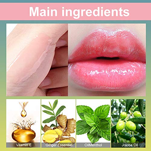 Lip Plumper, Lip Enhancer, Plumping Lip Balm, Labios Sensuales Hidratados e Hidratados, Deja que los Labios se Vean más Llenos y Rellenos
