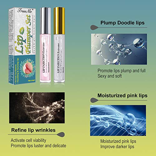 Lip Plumper, Lip Enhancer, Plumping Lip Balm, Labios Sensuales Hidratados e Hidratados, Deja que los Labios se Vean más Llenos y Rellenos