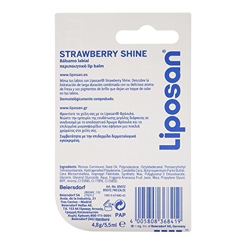 Liposan Cuidado de Labios, Sabor Fresa - 4.8 gr