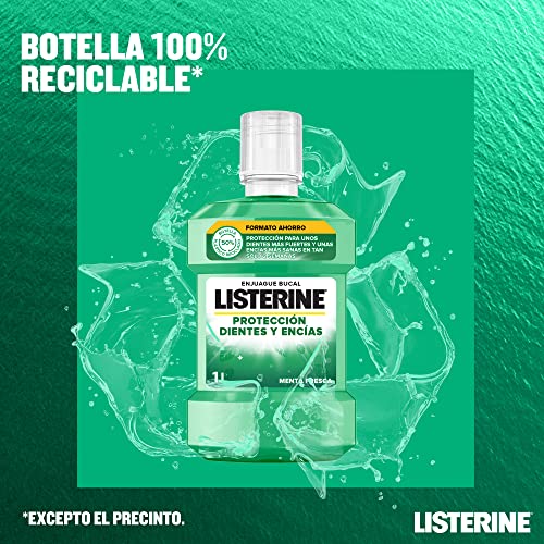 Listerine - Enjuague Bucal Dientes y Encías, 1000 ml