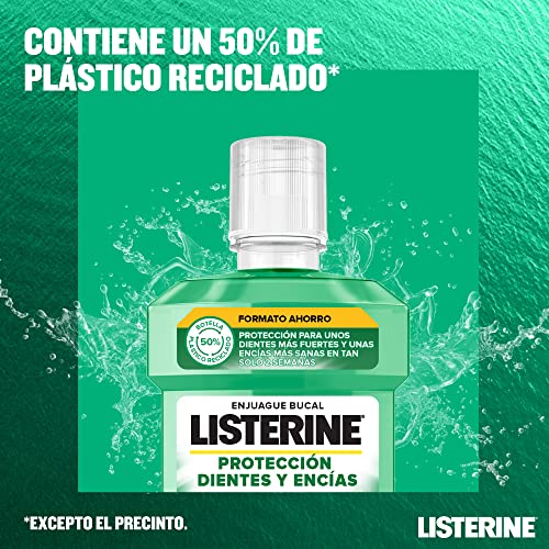Listerine - Enjuague Bucal Dientes y Encías, 1000 ml