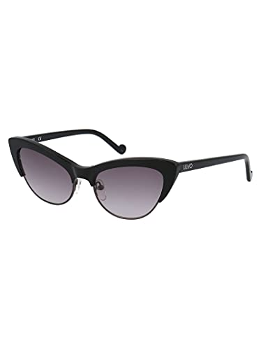 Liu Jo Moda De Lujo Mujer LJ721S1 Negro Acetato Gafas De Sol | Temporada Permanente