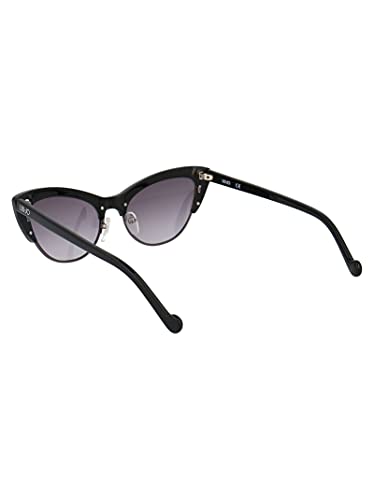 Liu Jo Moda De Lujo Mujer LJ721S1 Negro Acetato Gafas De Sol | Temporada Permanente