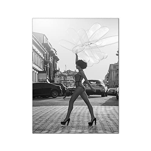 LIUYINGART Póster de Arte Póster de Moda cómo Atar una guía de Windsor, Carteles de Perfume de Leopardo, Impresiones, imágenes artísticas de Pared, decoración para Sala de Estar 60x90cm