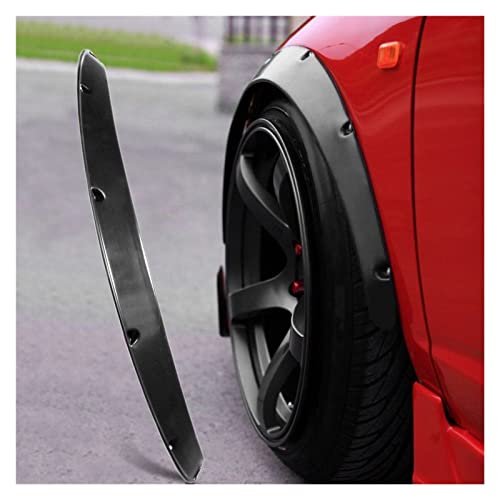 LIUZI LANCC 4 unids Universal 2"/ 50mm Finanzas Flexibles de automóviles Mudguars Fleares Extra Wide Wheel Rueda Arcos Carro de Coche SUV Reemplazo de Piezas Guardabarros