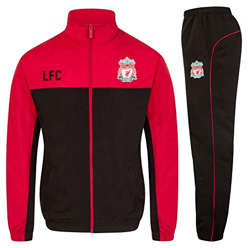 Liverpool FC - Chándal Oficial para niño - Chaqueta y pantalón Largos - Rojo - 10-11 años