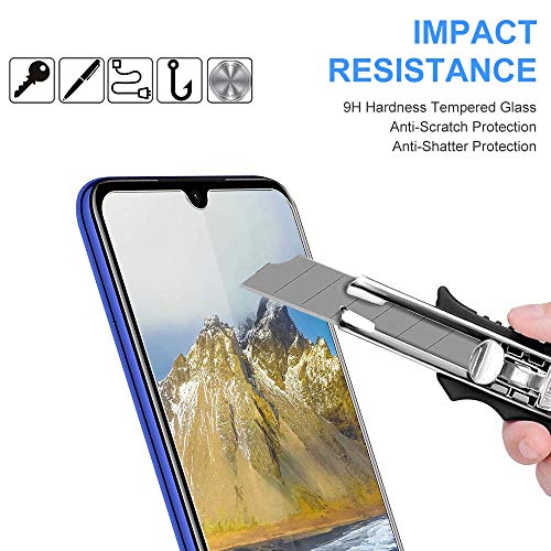 Lixuve Vidrio Templado para Xiaomi Redmi Note 7 Protector de Pantalla, 3 Unidades Cristal Templado Anti-Rasguños, Alta Definicion, Anti-Burbuja