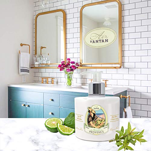 Loción Para Manos Gran Formato Con Dosificador Provence Verbena 300ml Un Air d'Antan / Crema Manos Con Aceite de Argán/ Crema Hidratante/ Crema de Manos Hidratante / Sin Parabenos Ni Sulfatos