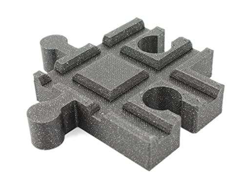 Locorico Cruzamiento de 4 vías para tren de madera compatible con Brio