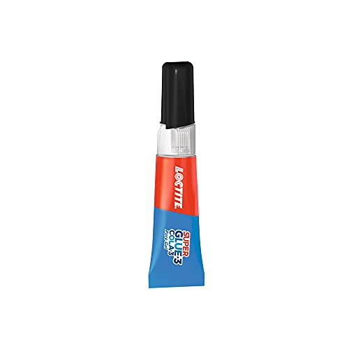 Loctite Super Glue-3 Pure Gel, cola transparente y resistente, pegamento extrafuerte en gel que no pega los dedos inmediatamente, adhesivo reposicionable , 1 x 3 g, tubo
