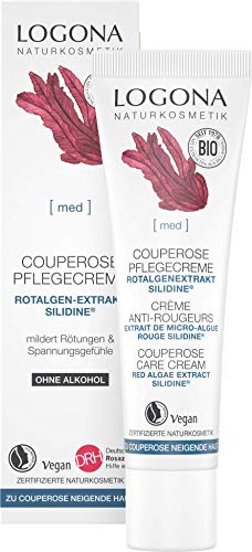logona Natural cosmético Coupe Rose Crema Día & Noche, mejora la Tarro paredes & Aumenta la fuerza de sujeción, con el Agente activo silidine® exclusiva, Vegano), 30 ml