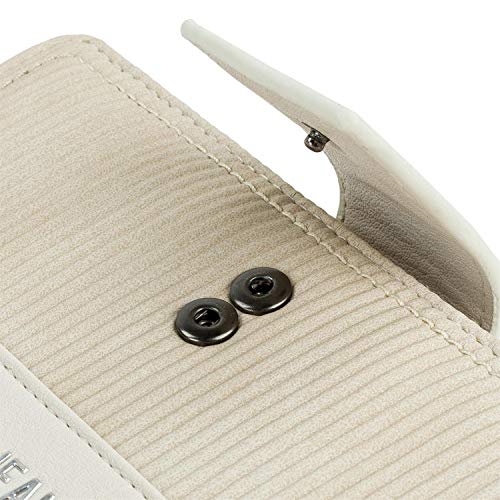 Lois - Cartera de Mujer Grande de Piel Vegana PU con Monedero de Marca LOIS. Billetero Tarjetero y Monedero con Cremallera. Protección Antiescaneo de Seguridad RFID 303712, Color Beige