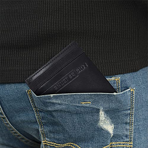 Lois - Cartera de Piel para Hombre, Delgada y Muy Bien compartimentada con Monedero, Billetera y Tarjetero Protección Seguridad RFID 202611, Color Negro