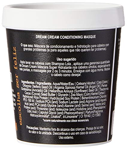 LOLA COSMETICS Dream Cream-MÁSCARA 200G, Único, Estándar