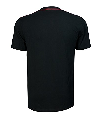 Lonsdale Camiseta Manga Corta Two Tone, Nero, X-Large