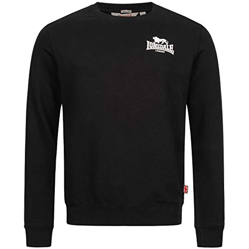 Lonsdale Sudadera para Hombre Longridge Negro M