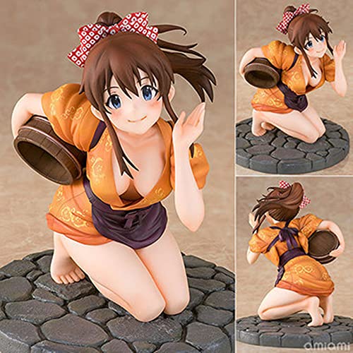 LOOACG 13CM Versión de lujo Anime Native Satake Minako Poka Service Ver Karen Hojo Traje de baño Bikini Pretty Girls PVC Figura de acción arrodillada Modelo Juguete para adultos Nuevos adornos Decorac