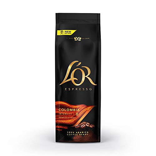 L'OR Café Grano Colombia - 4 paquetes de 500gr (2000gr)