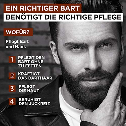 L'Oréal Men Expert Barber Club Aceite de Barba, Saludable Bartwachstum, Cuidado y Gebändiger Bartstil sin Picazón, con Zedernholzöl (30ml)