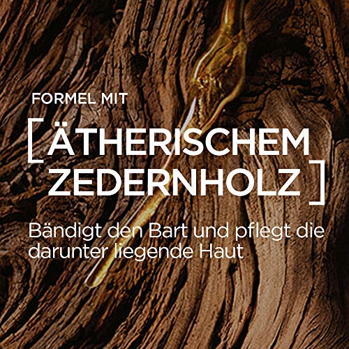 L'Oréal Men Expert Barber Club Aceite de Barba, Saludable Bartwachstum, Cuidado y Gebändiger Bartstil sin Picazón, con Zedernholzöl (30ml)
