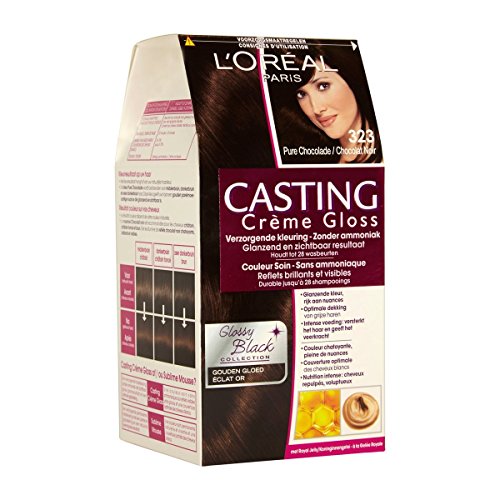 L’Oréal Paris Casting Crème Gloss 323 Hot Chocolate coloración del cabello Feria - Coloración del cabello (Feria, Hot Chocolate, Bélgica, 73 mm, 83 mm, 170 mm)