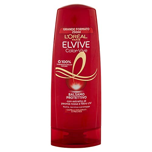 L'Oréal Paris Elvive Color-Vive - Acondicionador protector para cabellos teñidos o meches, 250 ml