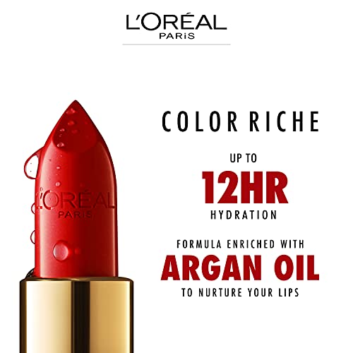 L'Oréal Paris Make-up designerColor Riche - 231 Sepia - Lipstick barra de labios Carne Brillo - Barras de labios (Carne, Sepia Silk, Hidratante, #ae7361, Brillo, Francia)