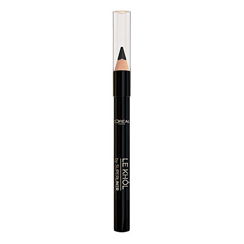 L'Oréal Paris Makeup - Estuche de regalo para mujer, máscara de volumen alargadora Paradise Extatic, color negro y lápiz de ojos Le Khol, tamaño de viaje