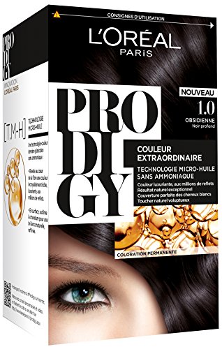 L'Oréal Paris Prodigy color permanente Pintura 1.0 Amoniaco Profundo Negro