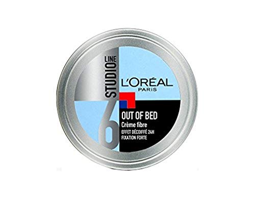 L'Oréal Paris Studio Line - Crema para el pelo Out of Bed de hombre, con efecto despeinado, gran poder de fijación